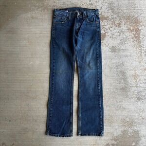 Y2K Levi's 527 Jeans Men's Size 30x32 Blue Bootcut Dark Wash Western Cowboy